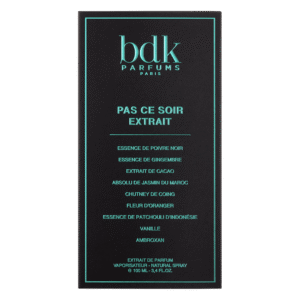 BDK Pas Ce Soir Extrait EDP 100ml Box